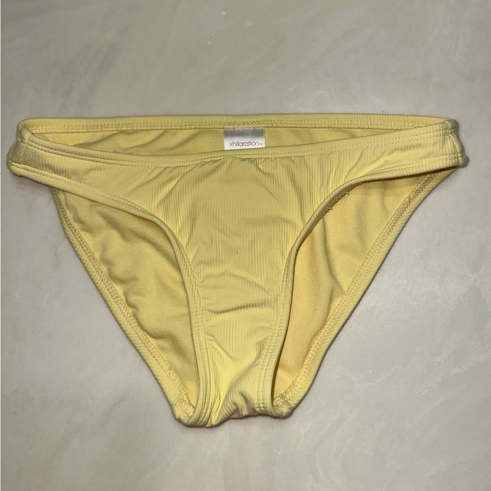Xhilaration yellow bikini bottoms, nwot, size XS
